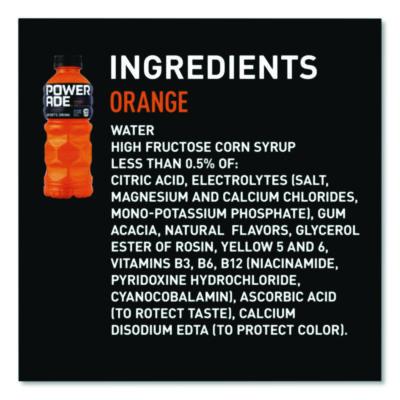 Sports Drink, Orange, 20 oz Bottle, 24/Pack