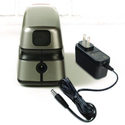 Optima Grip Electric Stapler, 20-Sheet Capacity, Black/Silver