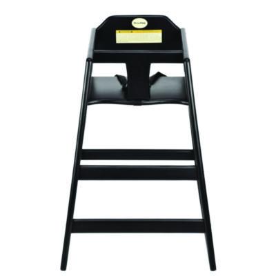 Alpine Industries Wooden Stackable High Chair, Supports Up to 50 lbs, 29.02" h, Espresso, 2/Pack (ALHALP41202ESP) ALHALP41202ESP