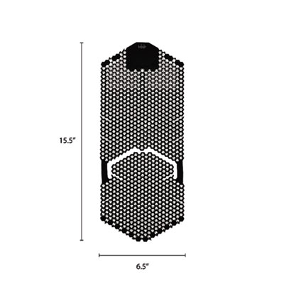 Tsunami, Urinal Screen, Midnight Coast, 5.22 oz, Black, 6/Carton