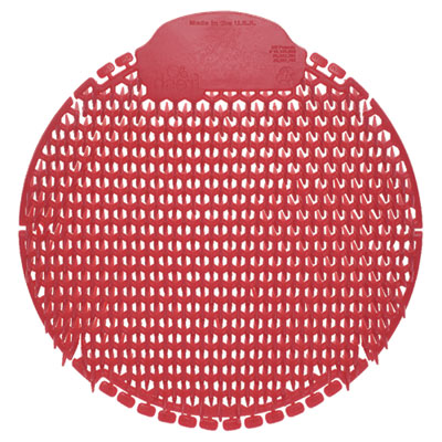 Slant7 with Terminator Urinal Screen, Evergreen Scent, Red, 30/Carton