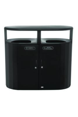 Rubbermaid® Commercial RESIST Dual Stream Waste & Recycling Container