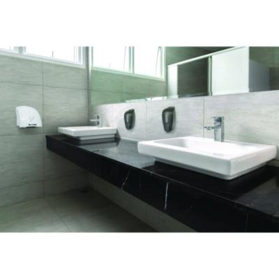 Alpine Industries Surface Mounted Soap and Hand Sanitizer Dispenser, 27 oz, 4.1 x 4.6 x 9.6, Gray (ALHALP425GRY) ALHALP425GRY