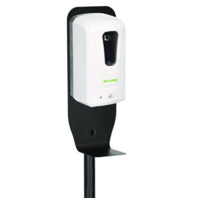 Alpine Industries Automatic Foam Hand Sanitizer/Soap Dispenser with Floor Stand, 40 oz, 4.48 x 6 x 45, White (ALHALP430FS) ALHALP430FS
