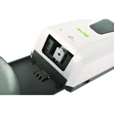 Alpine Industries Wall Mount Automatic Gel Hand Sanitizer/Soap Dispenser with Drip Tray, 40 oz, 4.48 x 6 x 18.1, White (ALHALP430LT) ALHALP430LT