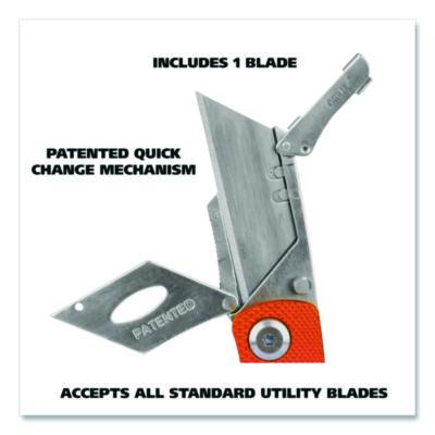 Quick Change Lock Back Utility Knife, 3.5