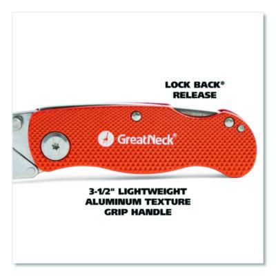 Quick Change Lock Back Utility Knife, 3.5