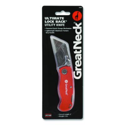 Quick Change Lock Back Utility Knife, 3.5