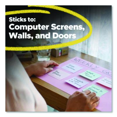 100% Recycled Paper Super Sticky Notes, 3