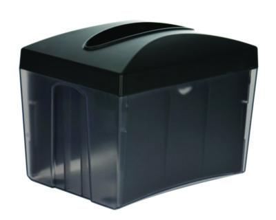 Alpine Industries Interfold Table Top Dispenser Napkin Holder, 5.9 x 8 x 6.5, Black (ALHALP4332) ALHALP4332