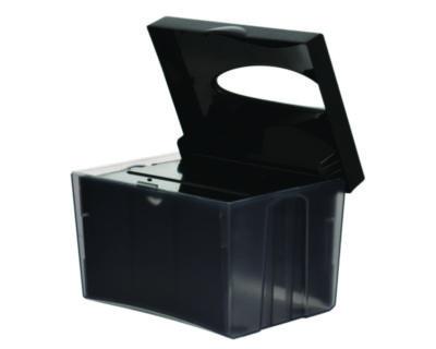Alpine Industries Interfold Table Top Dispenser Napkin Holder, 5.9 x 8 x 6.5, Black (ALHALP4332) ALHALP4332