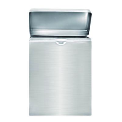 Alpine Industries Stainless Steel Wall-Mounted Sanitary Napkin Receptacle (ALHALP451SSB) ALHALP451SSB
