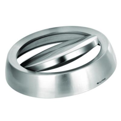 Alpine Industries 17 Gallon Stainless Steel Indoor Recycling Receptacle and Trash Station Swivel Lids (ALHALP47065L1RT) ALHALP47065L1RT