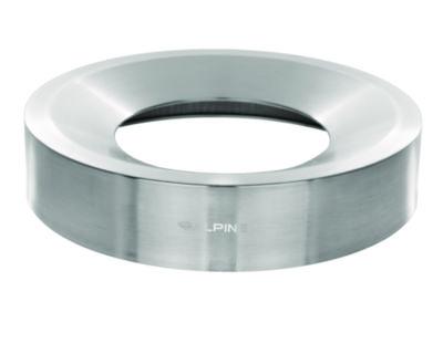 Alpine Industries 27 Gallon Stainless Steel Commercial Indoor Trash Can, Brushed Stainless Steel (ALHALP47527) ALHALP47527