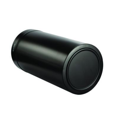 Alpine Industries 27 Gallon Stainless Steel Commercial Indoor Trash Can, Black (ALHALP47527BLK) ALHALP47527BLK