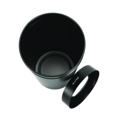 Alpine Industries 27 Gallon Stainless Steel Commercial Indoor Trash Can, Black (ALHALP47527BLK) ALHALP47527BLK