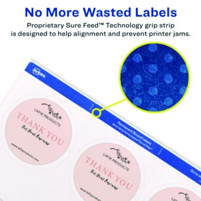 Laser/Inkjet Media Labels, Inkjet/Laser Printers, 2.5