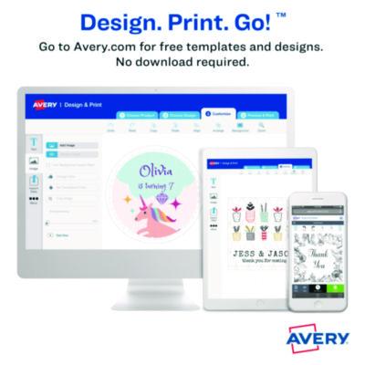 Laser/Inkjet Media Labels, Inkjet/Laser Printers, 2.5