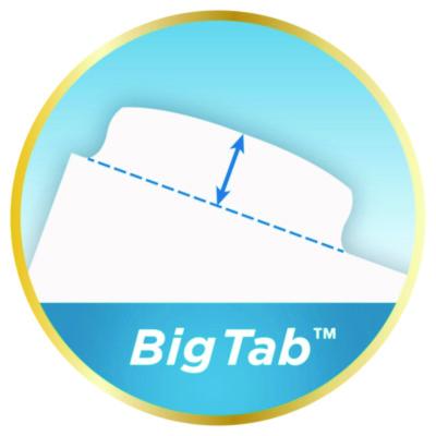 Big Tab Ultralast Plastic Dividers, 5-Tab, 11 X 8.5, Assorted, 1 Set