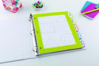 Big Tab Ultralast Plastic Dividers, 5-Tab, 11 X 8.5, Assorted, 1 Set