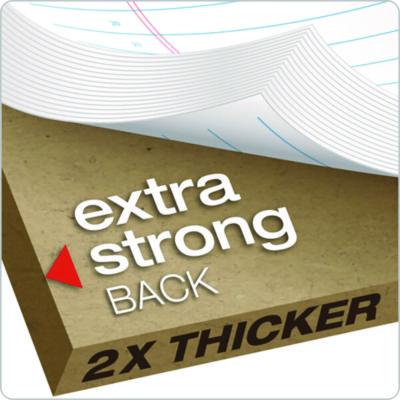 Color Notepads, Wide/legal Rule, Orchid Cover, 70 White 8.5 X 11.75 Sheets