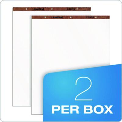 Easel Pads, Unruled, 27 x 34, White, 50 Sheets, 2/Carton