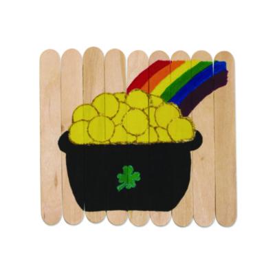 Natural Wood Craft Sticks, 6