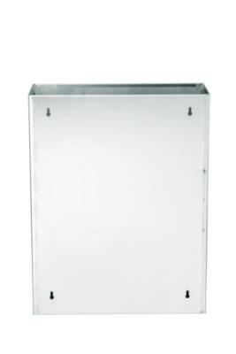 Alpine Industries Stainless Steel Surface-Mounted Waste Receptacle, 6.4 gal, Brushed Stainless Steel (ALHALP491) ALHALP491