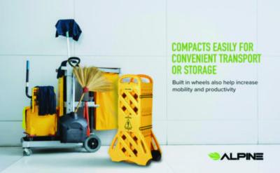 Alpine Industries Expandable Portable Fence Barrier Safety Barricade, Plastic, 1.97 x 153.54 x 39.76, Yellow (ALHALP499BAR) ALHALP499BAR