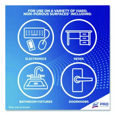 Dual Action Disinfecting Wipes, 1-Ply, 7 x 7.5, Citrus, White/Purple, 75/Canister