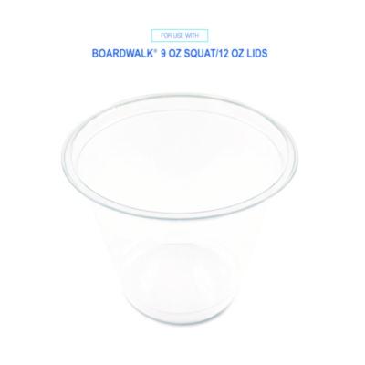 Clear Plastic PET Cups, 9 oz, 50/Pack