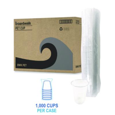 Clear Plastic Cold Cups, 10 oz, 1,000/Carton