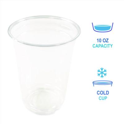 Clear Plastic PET Cups, 10 oz, 50/Pack