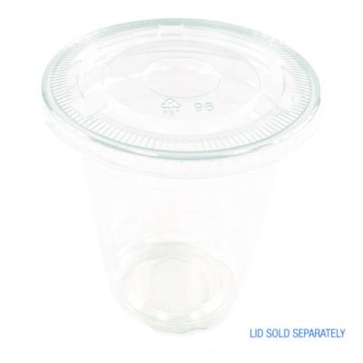Clear Plastic Cold Cups, Squat, 12 oz, 1,000/Carton