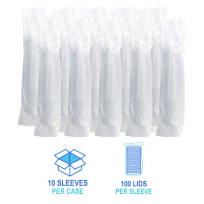 Boardwalk Crystal-Clear Cold Cup Straw-Slot Lids, Fits 9 oz to 10 oz Cold Cups, Plastic, Clear, 1,000/Carton (BWKPET910STRAW) BWKPET910STRAW