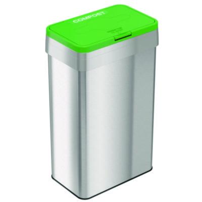 HLS Commercial® Open Top Compost Bin with Color-Coded Lid