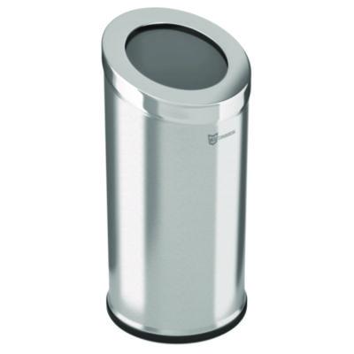 HLS Commercial® Beveled Open Top Trash Can
