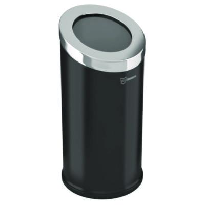 HLS Commercial® Beveled Open Top Trash Can