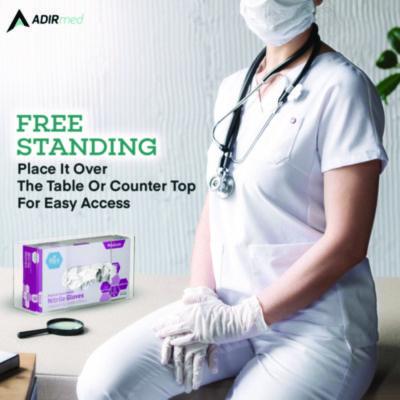 AdirMed Acrylic Glove Dispenser, Single Box Capacity, 10.2 x 3.5 x 5.3, Clear (ALHI90201) ALHI90201