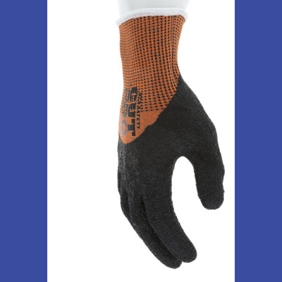 MCR Safety Cut Pro 92743LT Gloves, Medium, Black/Orange, Dozen (CRW92743LTM) CRW92743LTM