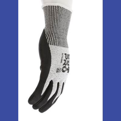 MCR Safety Cut Pro 92754BP Gloves, Large, Black/Gray, Dozen (CRW92754BPL) CRW92754BPL