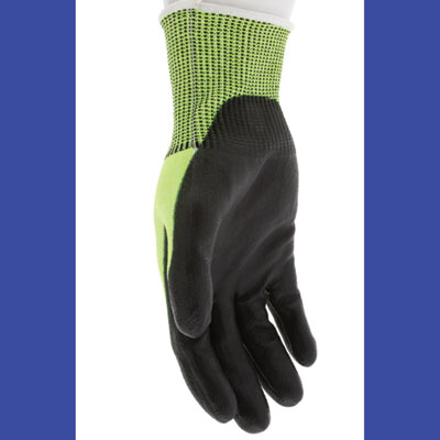 Cut Pro 9277PU Gloves, Medium, Black/Lime, Dozen