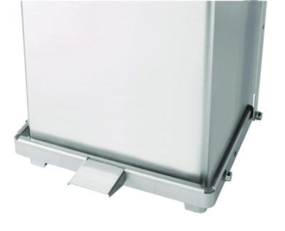 Defenders Heavy-Duty Steel Step Can, 6.5 gal, Stainless Steel