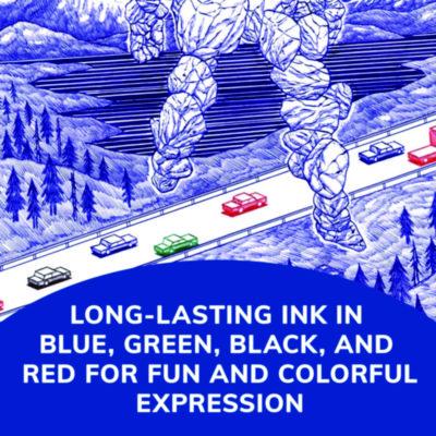 BIC 4-Color Ballpoint Pen, Retractable, Medium 1 mm, Black/Blue/Green/Red Ink Colors, Randomly Assorted Barrel Colors, 3/PK (BICMMP31) BICMMP31