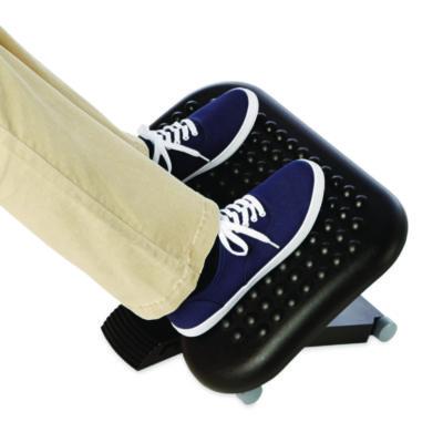 Height Adjusting Tilting Footrest, 18.13w x 14.25d x 4.13 to 6.63h, Charcoal