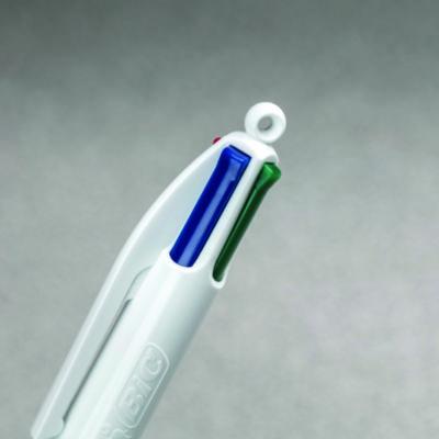 BIC 4-Color Ballpoint Pen, Retractable, Medium 1 mm, Black/Blue/Green/Red Ink Colors, Randomly Assorted Barrel Colors, 3/PK (BICMMP31) BICMMP31