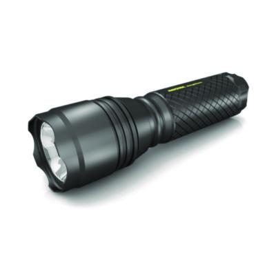 LED Aluminum Flashlight, 3 AAA Batteries (Included), Black