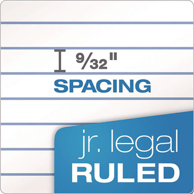 Earthwise by Ampad Recycled Writing Pad, Narrow Rule, Politex Green Headband, 50 White 5 x 8 Sheets, Dozen