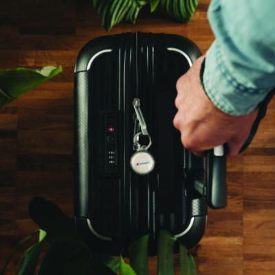 My Finder Bluetooth Coin Tracker for Apple iOS, Black/White, 2/Pack