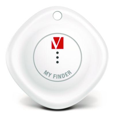 My Finder Bluetooth Tracker for Apple iOS, Black/White, 2/Pack